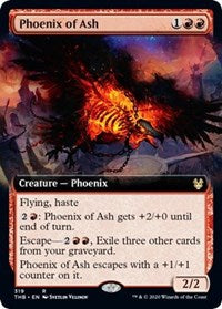 Phoenix of Ash (Extended Art) [Theros Beyond Death] | The Clever Kobold