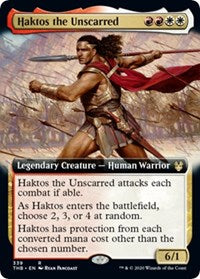 Haktos the Unscarred (Extended Art) [Theros Beyond Death] | The Clever Kobold