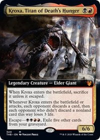 Kroxa, Titan of Death's Hunger (Extended Art) [Theros Beyond Death] | The Clever Kobold