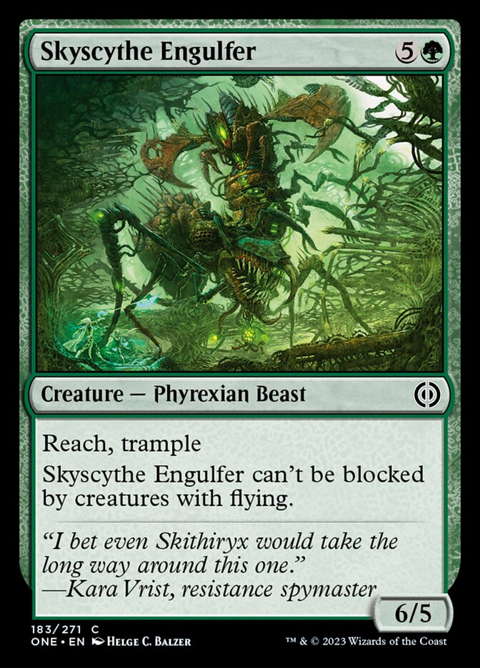 Skyscythe Engulfer [Phyrexia: All Will Be One] | The Clever Kobold