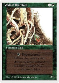 Wall of Brambles [Summer Magic / Edgar] | The Clever Kobold