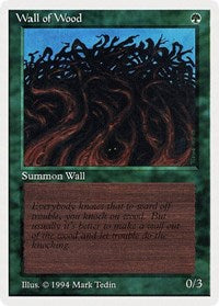 Wall of Wood [Summer Magic / Edgar] | The Clever Kobold