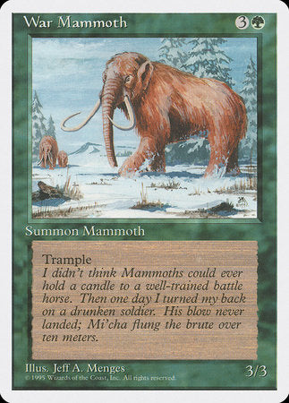 War Mammoth [Fourth Edition] | The Clever Kobold