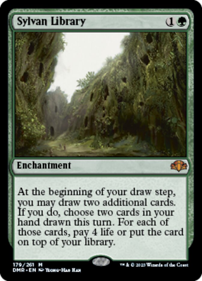 Sylvan Library [Dominaria Remastered] | The Clever Kobold