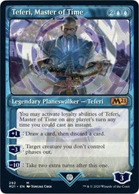 Teferi, Master of Time (Showcase) (292) [Core Set 2021] | The Clever Kobold