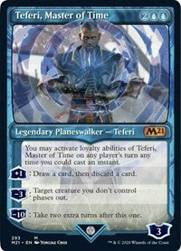 Teferi, Master of Time (Showcase) (293) [Core Set 2021] | The Clever Kobold