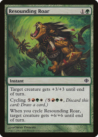 Resounding Roar [Shards of Alara] | The Clever Kobold