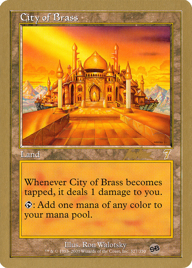 City of Brass (Brian Kibler) (SB) [World Championship Decks 2002] | The Clever Kobold