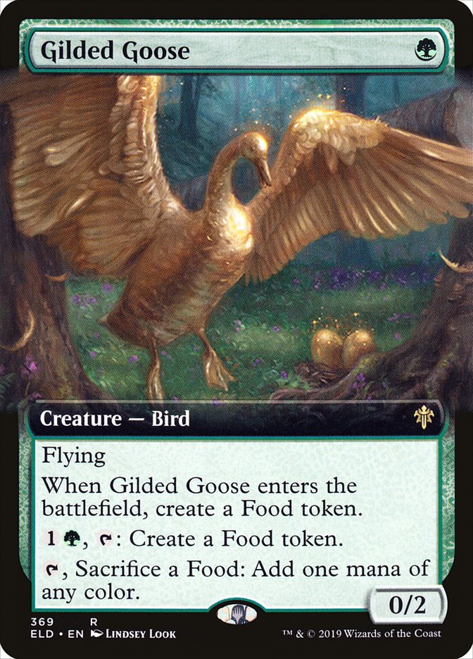 Gilded Goose (Extended Art) [Throne of Eldraine] | The Clever Kobold