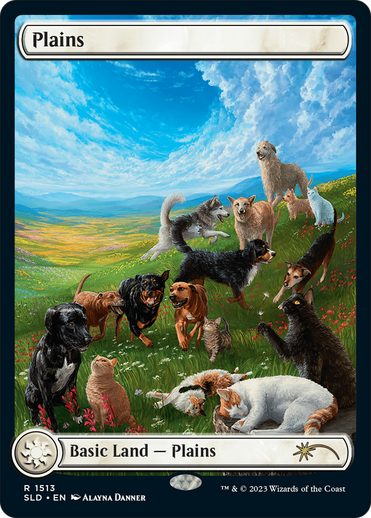 Plains (1513) [Secret Lair Commander Deck: Raining Cats and Dogs] | The Clever Kobold