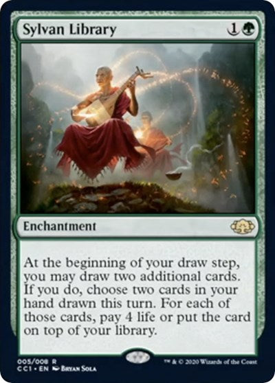 Sylvan Library [Commander Collection: Green] | The Clever Kobold