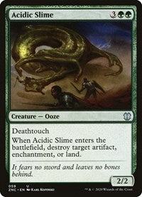 Acidic Slime [Zendikar Rising Commander] | The Clever Kobold