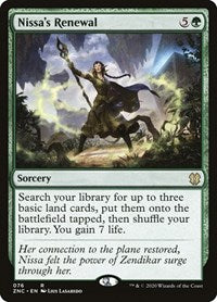 Nissa's Renewal [Zendikar Rising Commander] | The Clever Kobold