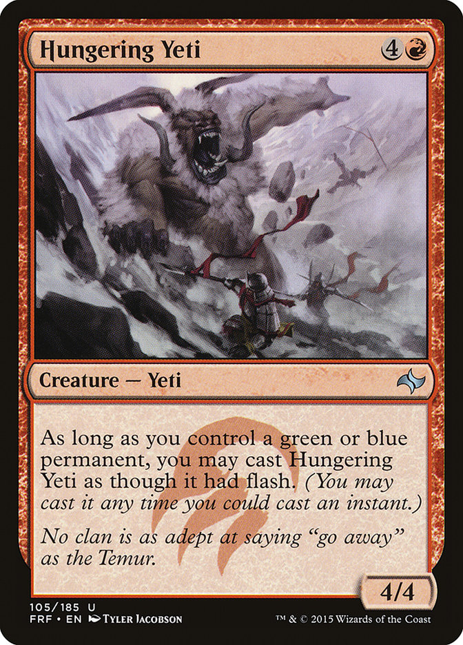 Hungering Yeti [Fate Reforged] | The Clever Kobold