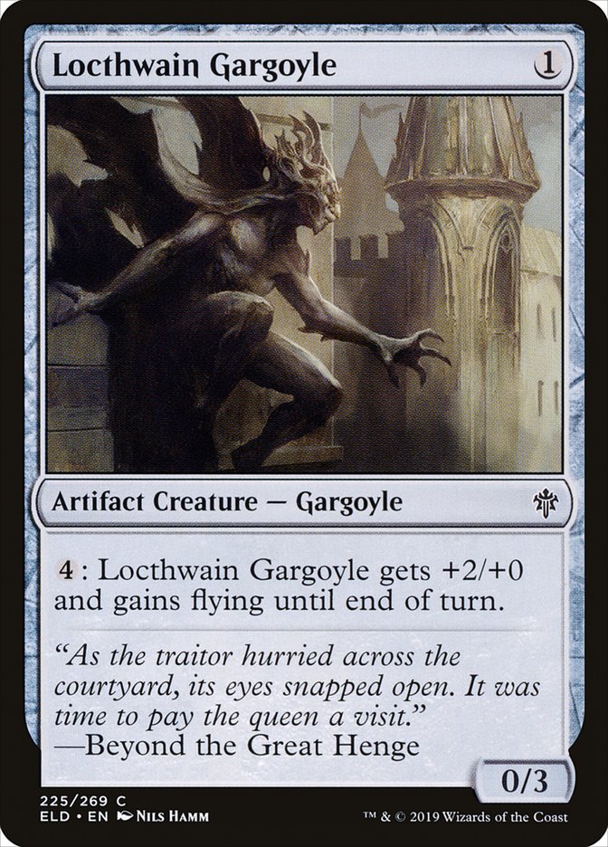 Locthwain Gargoyle [Throne of Eldraine] | The Clever Kobold