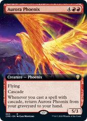 Aurora Phoenix (Extended Art) [Commander Legends] | The Clever Kobold