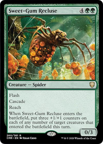 Sweet-Gum Recluse [Commander Legends] | The Clever Kobold