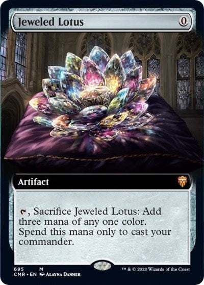 Jeweled Lotus (Extended Art) [Commander Legends] | The Clever Kobold