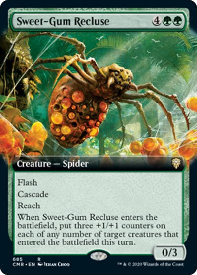 Sweet-Gum Recluse (Extended Art) [Commander Legends] | The Clever Kobold