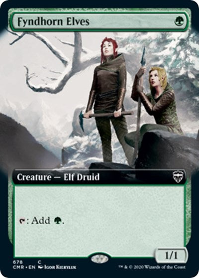 Fyndhorn Elves (Extended Art) [Commander Legends] | The Clever Kobold