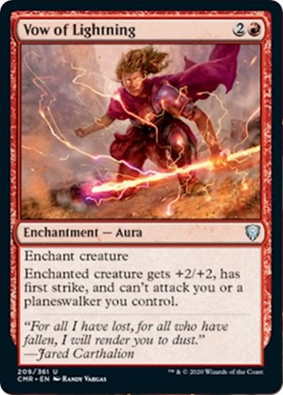 Vow of Lightning [Commander Legends] | The Clever Kobold