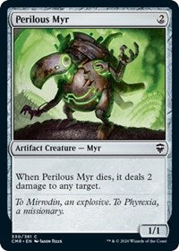 Perilous Myr [Commander Legends] | The Clever Kobold