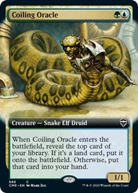 Coiling Oracle (Extended Art) [Commander Legends] | The Clever Kobold