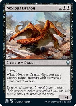 Noxious Dragon [Commander Legends] | The Clever Kobold