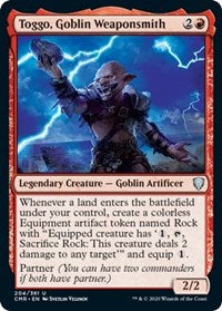 Toggo, Goblin Weaponsmith [Commander Legends] | The Clever Kobold