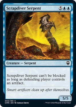 Scrapdiver Serpent [Commander Legends] | The Clever Kobold