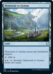 Memorial to Genius [Commander Legends] | The Clever Kobold