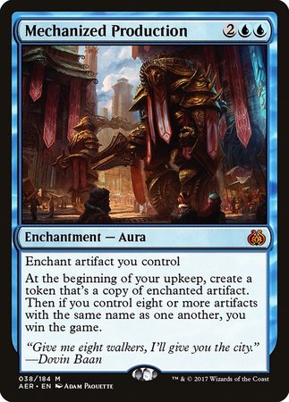 Mechanized Production [Aether Revolt] | The Clever Kobold