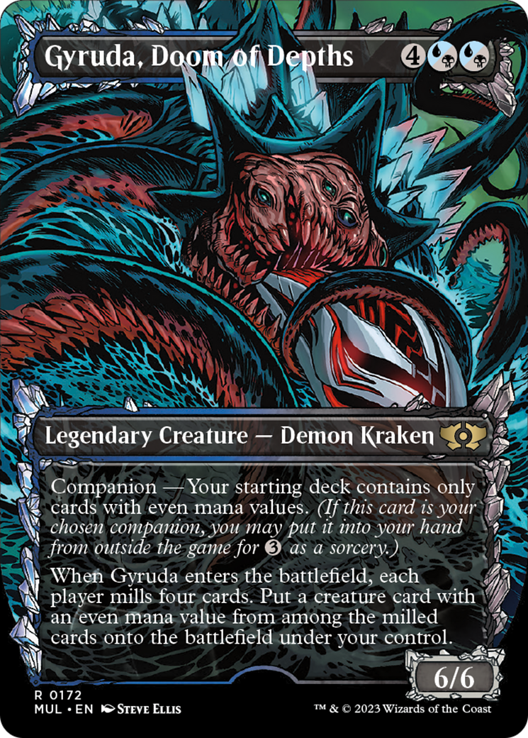 Gyruda, Doom of Depths (Halo Foil) [Multiverse Legends] | The Clever Kobold