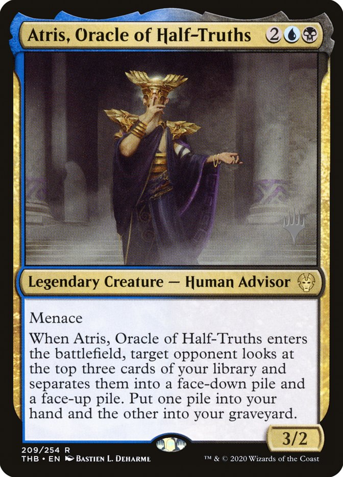 Atris, Oracle of Half-Truths (Promo Pack) [Theros Beyond Death Promos] | The Clever Kobold