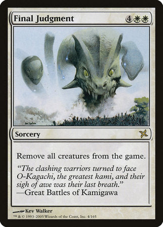 Final Judgment [Betrayers of Kamigawa] | The Clever Kobold