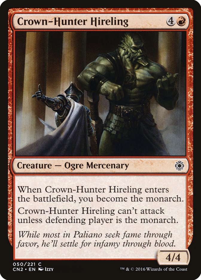 Crown-Hunter Hireling [Conspiracy: Take the Crown] | The Clever Kobold