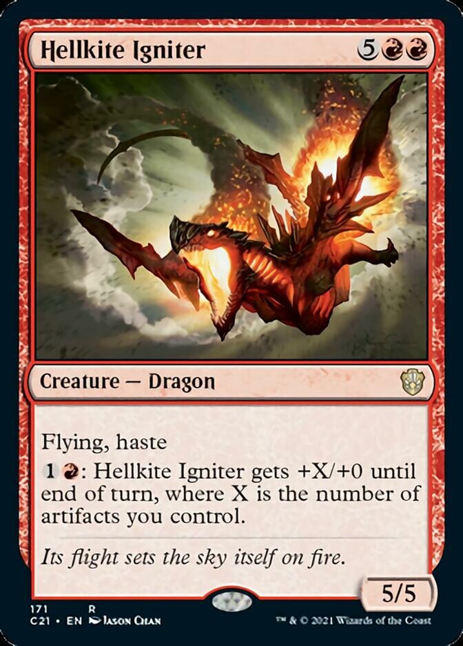 Hellkite Igniter [Commander 2021] | The Clever Kobold