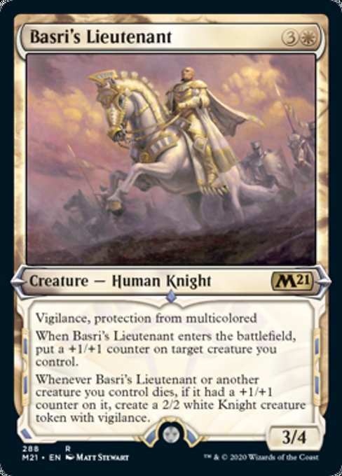 Basri's Lieutenant (Showcase) [Core Set 2021] | The Clever Kobold