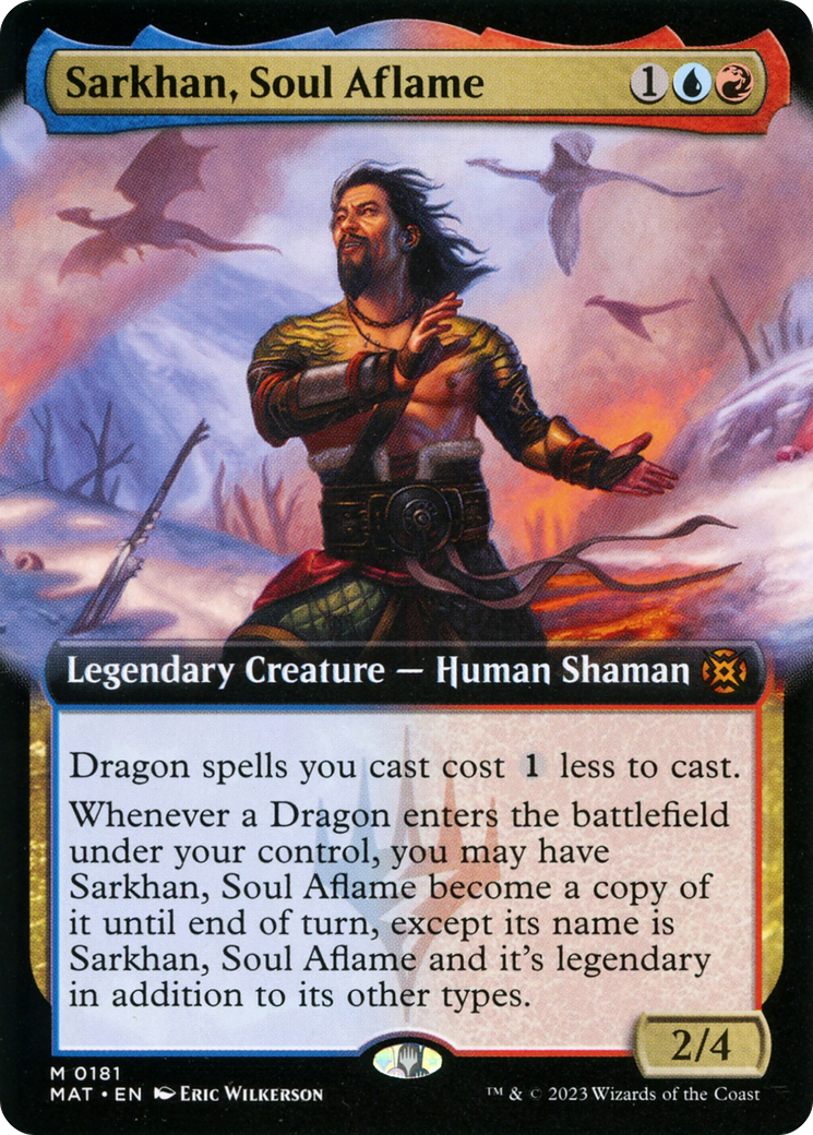 Sarkhan, Soul Aflame (Extended Art) [March of the Machine: The Aftermath] | The Clever Kobold