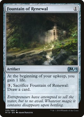 Fountain of Renewal [Core Set 2019] | The Clever Kobold