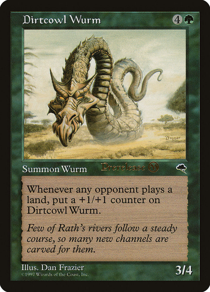 Dirtcowl Wurm [Tempest Promos] | The Clever Kobold