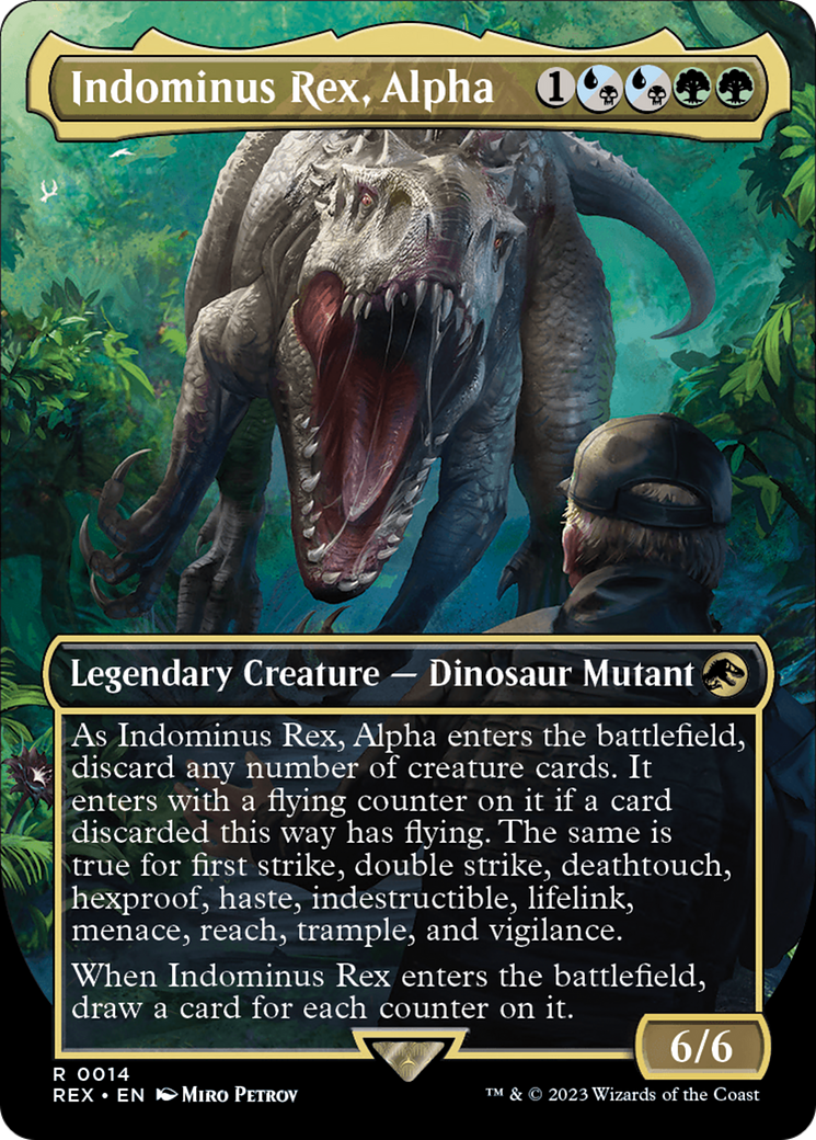 Indominus Rex, Alpha (Borderless) [Jurassic World Collection] | The Clever Kobold