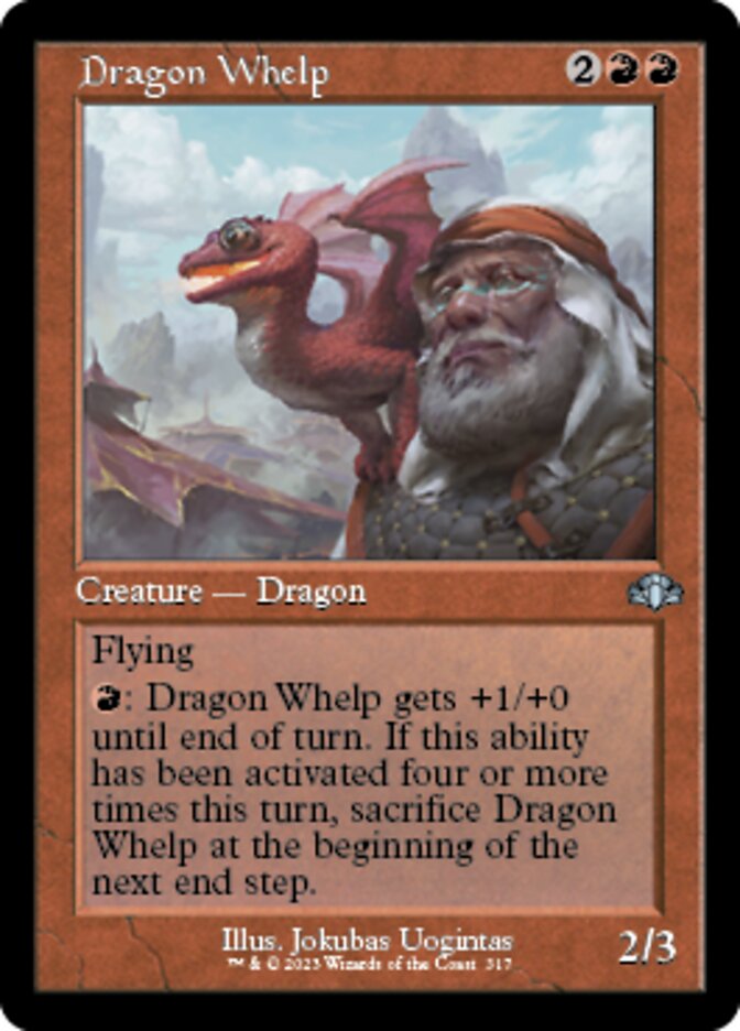 Dragon Whelp (Retro) [Dominaria Remastered] | The Clever Kobold