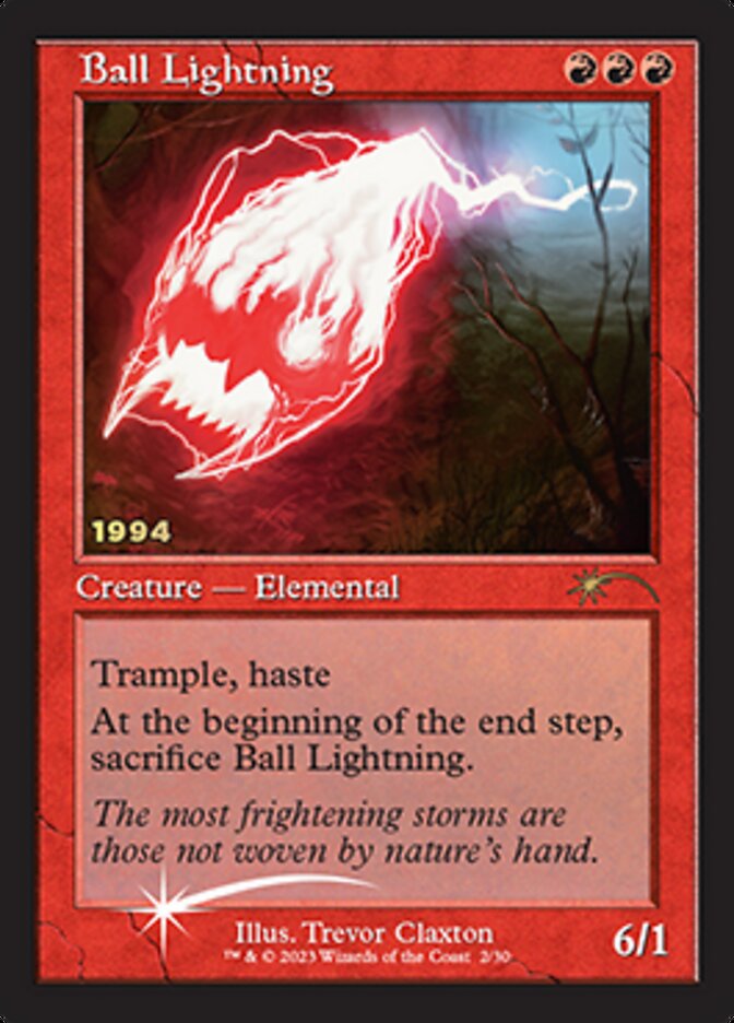 Ball Lightning [30th Anniversary Promos] | The Clever Kobold