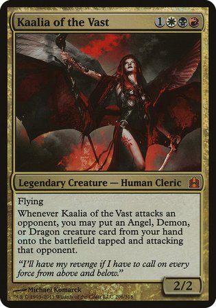 Kaalia of the Vast (Oversized) [Commander 2011 Oversized] | The Clever Kobold