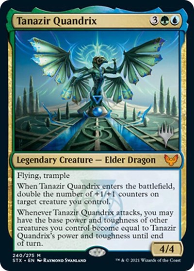 Tanazir Quandrix (Promo Pack) [Strixhaven: School of Mages Promos] | The Clever Kobold