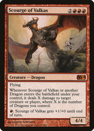 Scourge of Valkas [Magic 2014] | The Clever Kobold