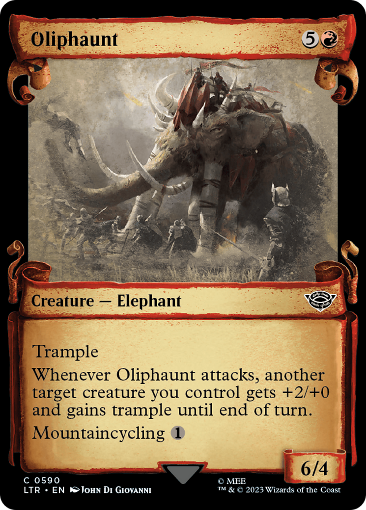 Oliphaunt [The Lord of the Rings: Tales of Middle-Earth Showcase Scrolls] | The Clever Kobold