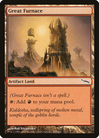 Great Furnace [Mirrodin] | The Clever Kobold