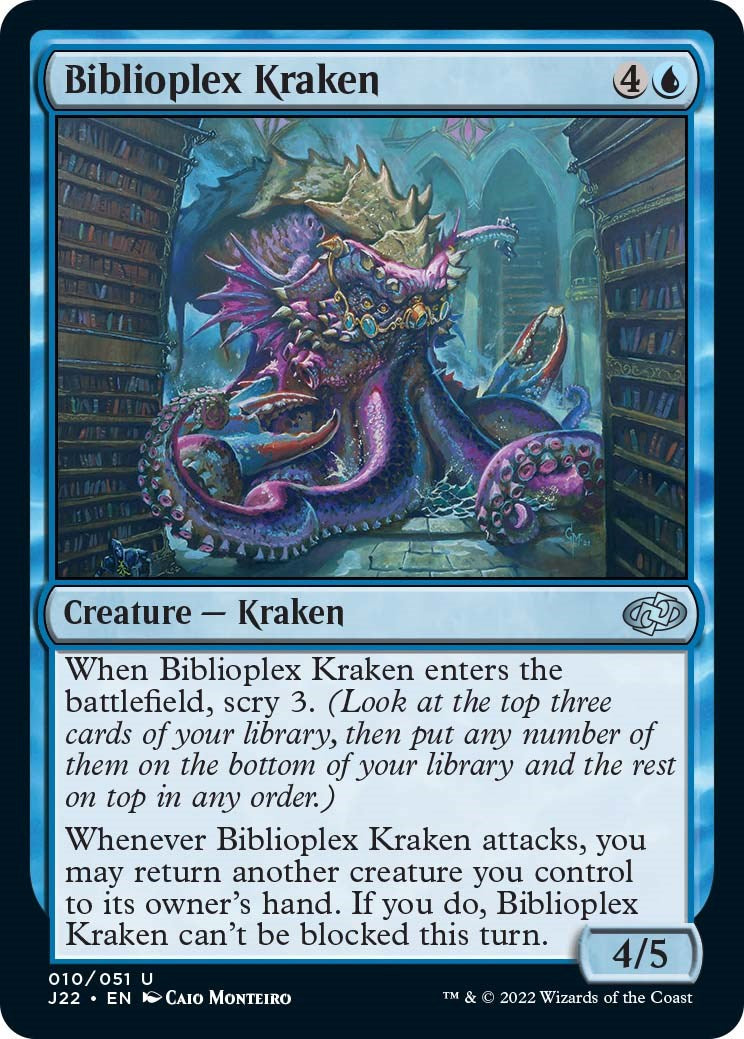 Biblioplex Kraken [Jumpstart 2022] | The Clever Kobold